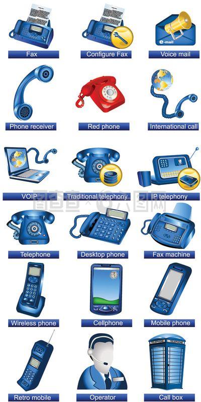 通訊設(shè)施圖標(biāo)——高效溝通的視覺象征